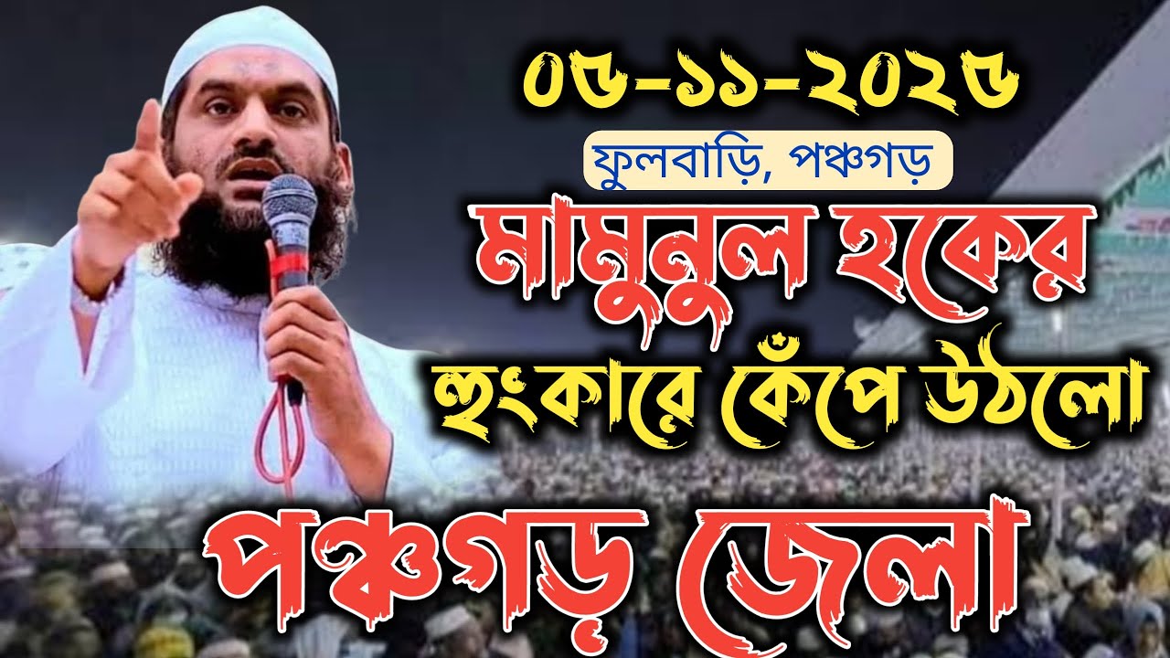 পঞ্চগড় সম্মেনলে গ'র্জ'ন দিলেন | আল্লামা মামুনুল হক | Panchagarh Mamunul Haque | mamunul haque |2025