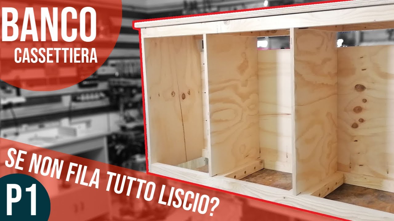 Costruiamo un facile banco cassettiera da lavoro - Ma se non fila tutto liscio? Nessun problema. P1