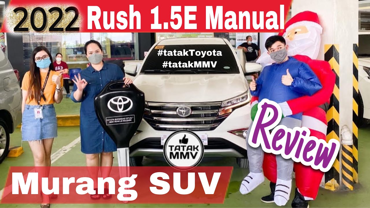 2022 TOYOTA RUSH 1.5E Manual Transmission WHITE - REVIEW  Inquire | Apply | Release