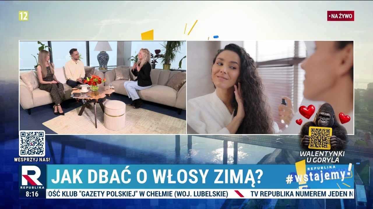 Jak dbać o włosy zimą? | Wstajemy!