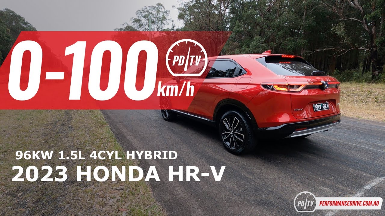 2023 Honda HR-V e:HEV hybrid 0-100km/h & engine sound