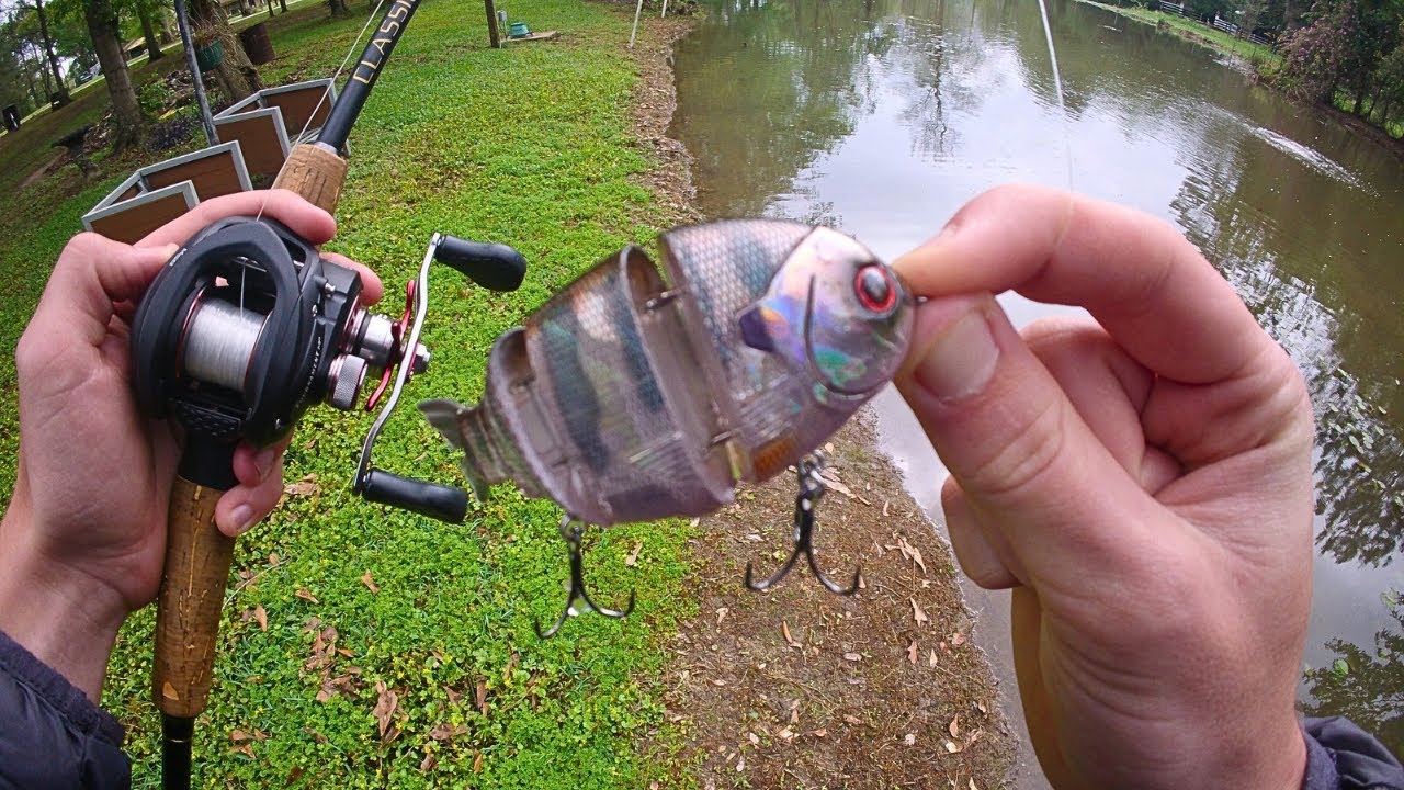 Fishing SWIMBAITS w/ Soft Craws for some Early Spring Bass!!!