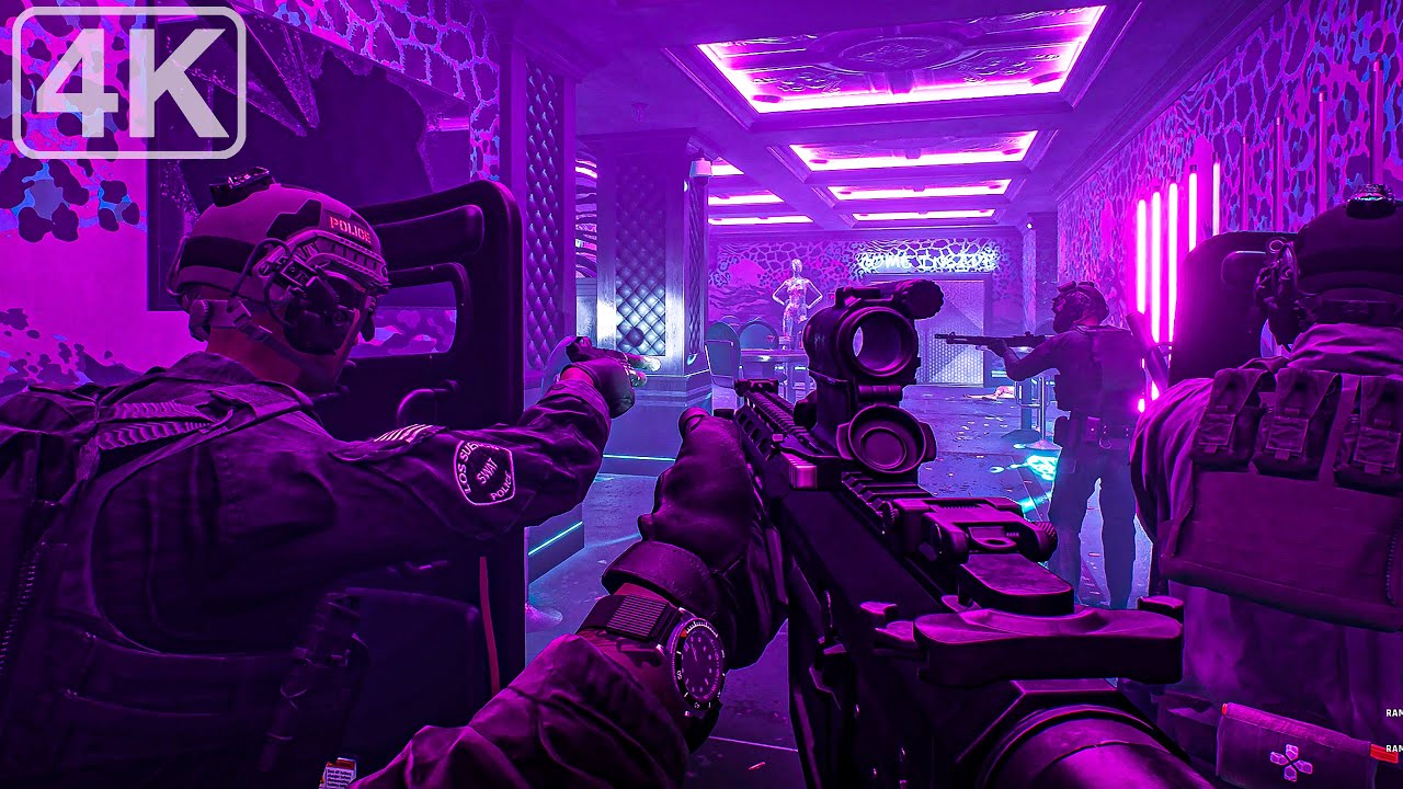 Club Shoot-Out , Counterterrorism Raid｜Ready or Not｜4K