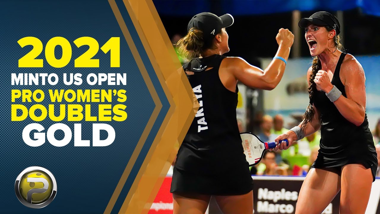 NEW Amazing PRO Women's Doubles GOLD - Minto US Open Pickleball Championships - CBS Sports Network