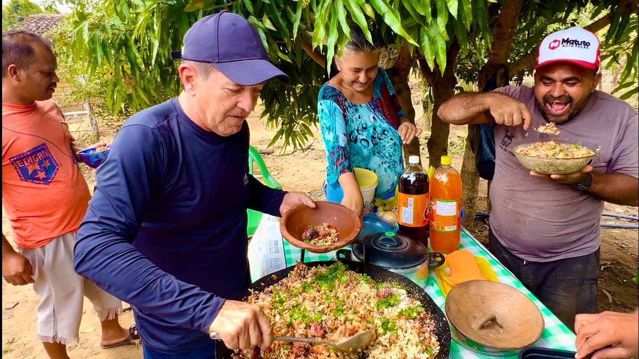 ALMOÇO COM SEU FRANCISQUINHO E MUITAS SURPRESAS, LINGUIÇA DE BODE COM BEICON