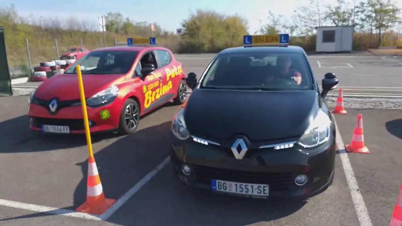 Polaganje praktičnog ispita - poligonske radnje