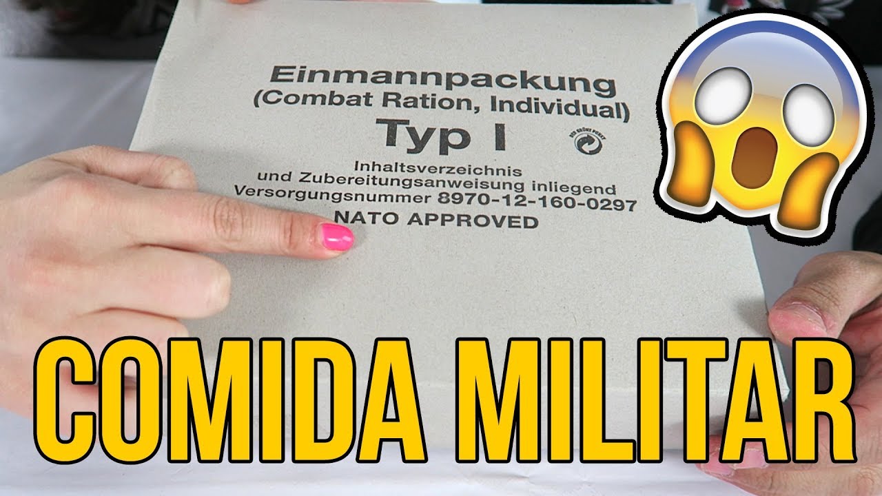 Probando comida MILITAR ALEMANA de SUPERVIVENCIA