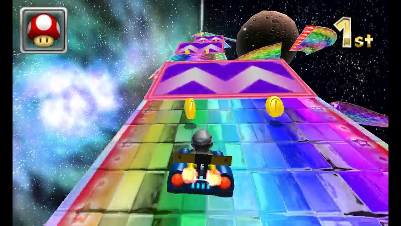 Arcade Rainbow Road Mix by MK78DXWlliam - Mario Kart 7: Track Edit [1440p 60fps]