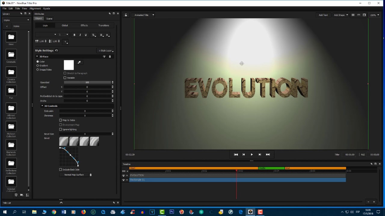 Tutorial NewBlueFX Pro 6 : Hacer un intro desde cero