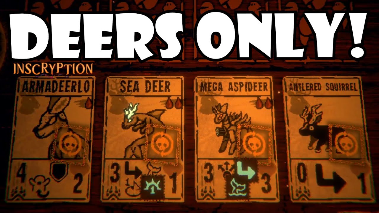 Only Deers mod! It's a lot of fun! | Inscryption modded