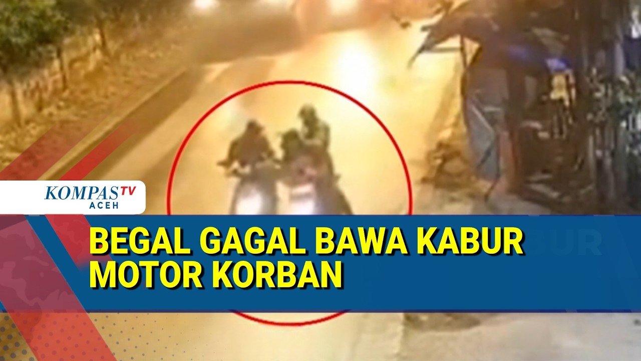 Begal Gagal Beraksi, Motor Korban Mogok Saat Hendak Dirampas