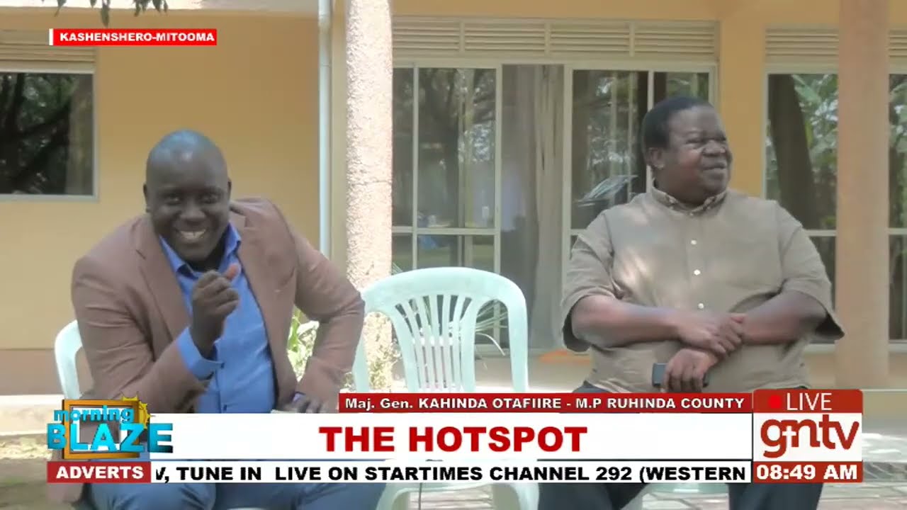ONE ON ONE WITH Maj. Gen. KAHINDA OTAFIIRE