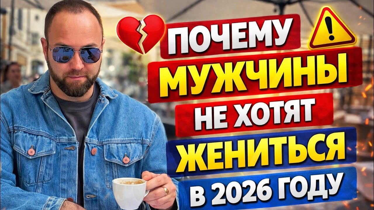 ПОЧЕМУ МУЖЧИНЫ НЕ ЖЕНЯТСЯ В 2026 ГОДУ?