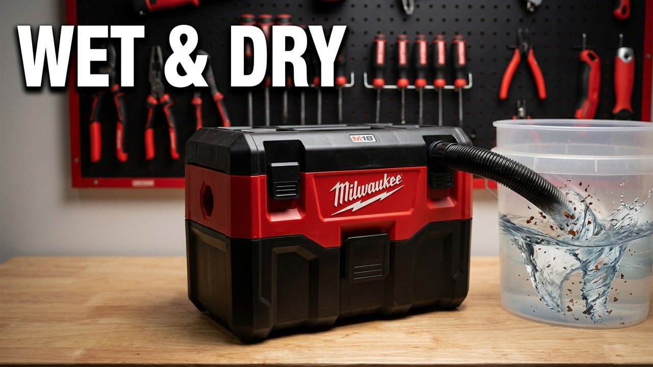 Milwaukee M18 2 Gal Wet Dry Portable Vacuum Review 0880-20