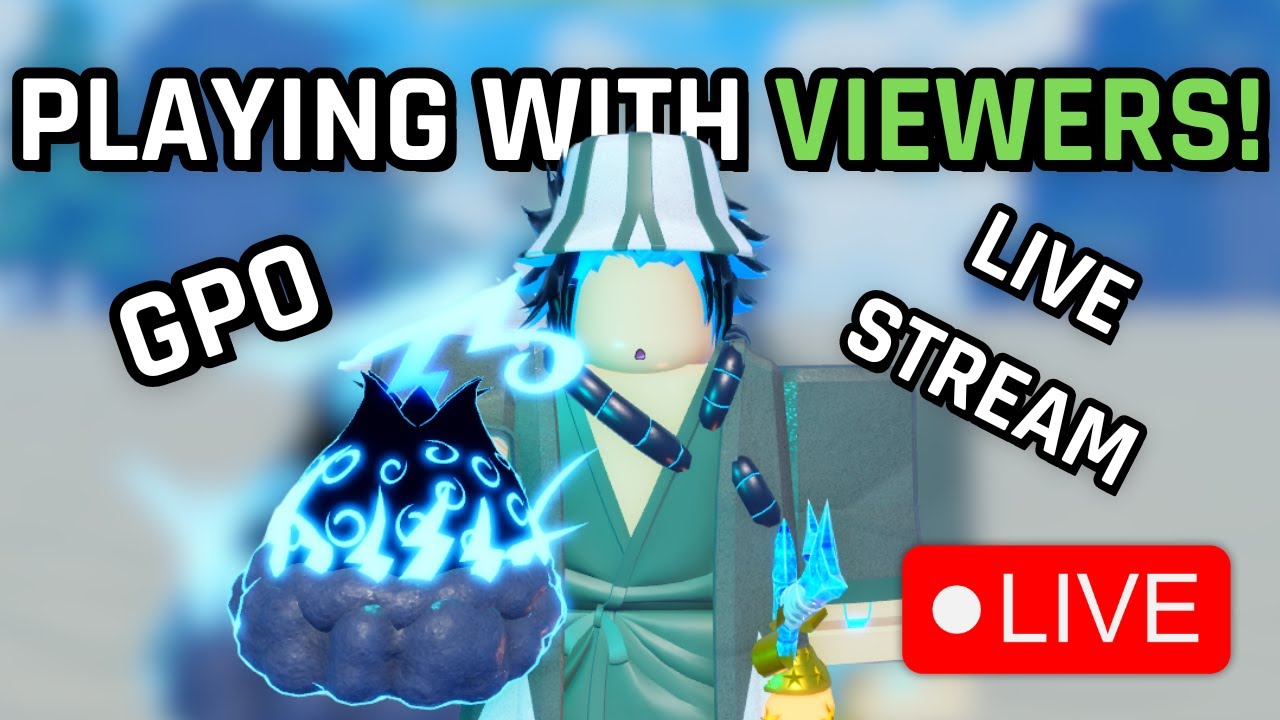MINI UPDATE AND FRUIT GIVEAWAY!🔴ROBLOX GPO LIVESTREAM