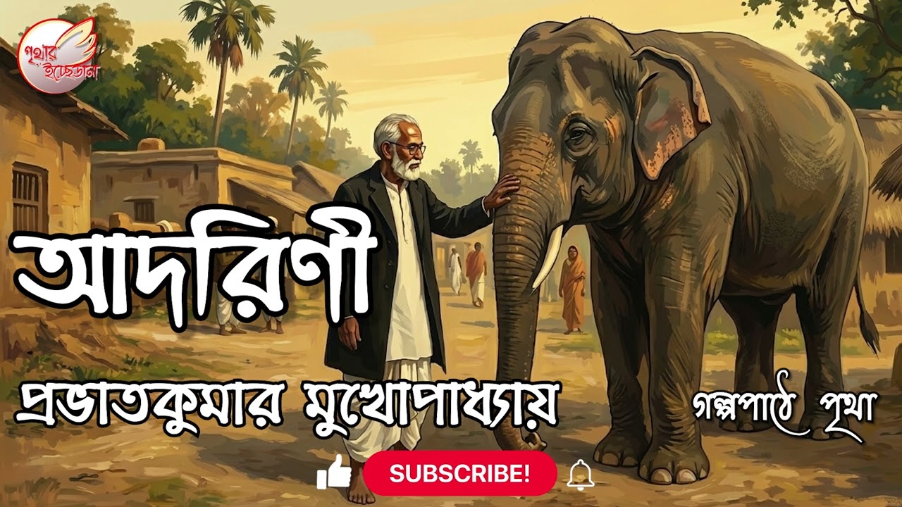 আদরিণী || প্রভাতকুমার মুখোপাধ্যায় || Prithar Ichhedana || Bengali Audio Story