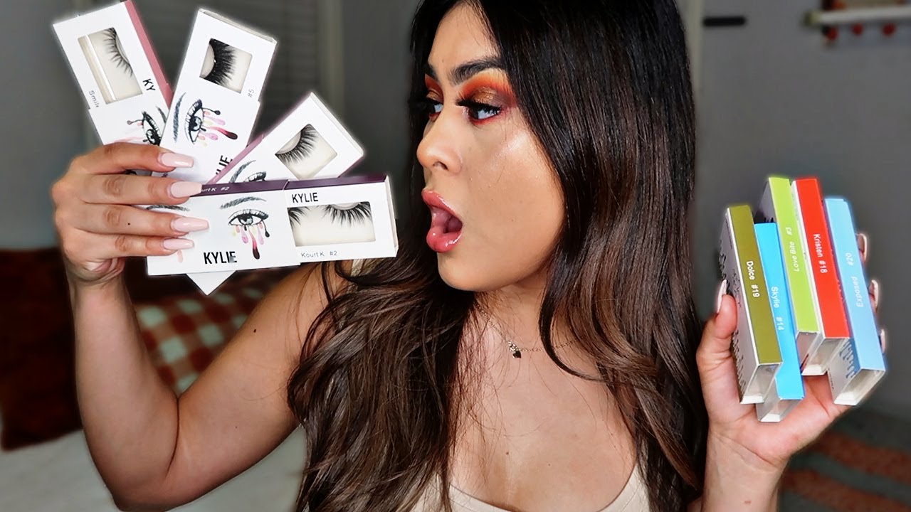 TESTING KYLIE LASHES $2 OMG