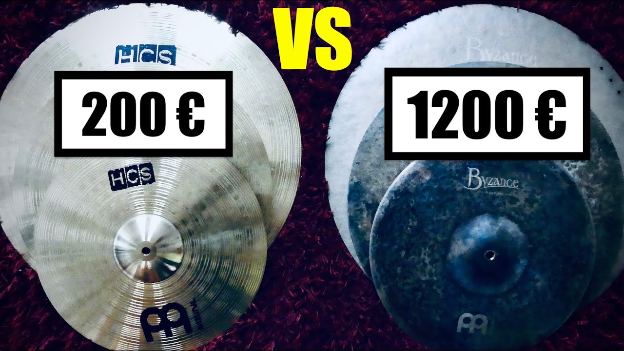 Ist TEUER wirklich besser? Becken Vergleich (Meinl HCS vs. Byzance)