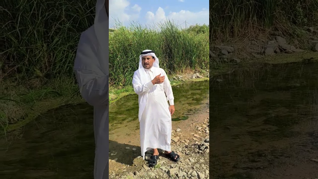 شيخ شمل آل تليد السيخ حسن بن ناصر التليدي يتحدث مع الباحث محمد بن حسن أبوعقيل عن وادي دفا