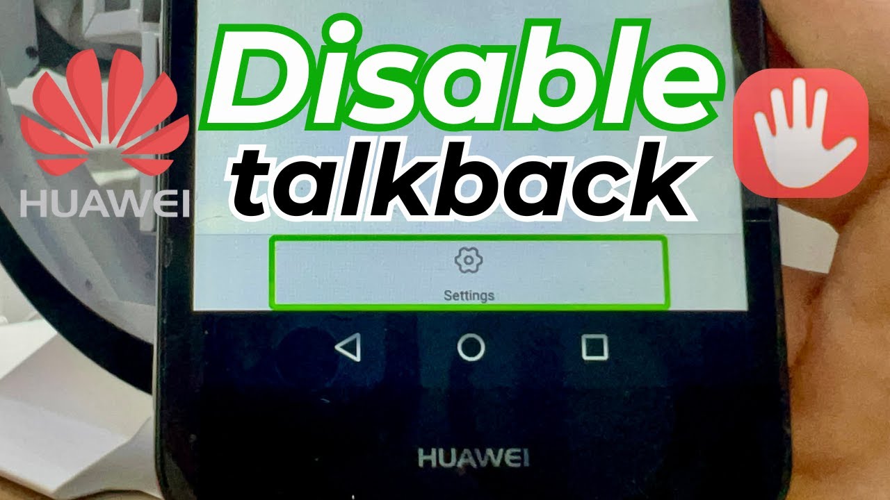 Как отключить TalkBack на Huawei || Остановить TalkBack на Huawei