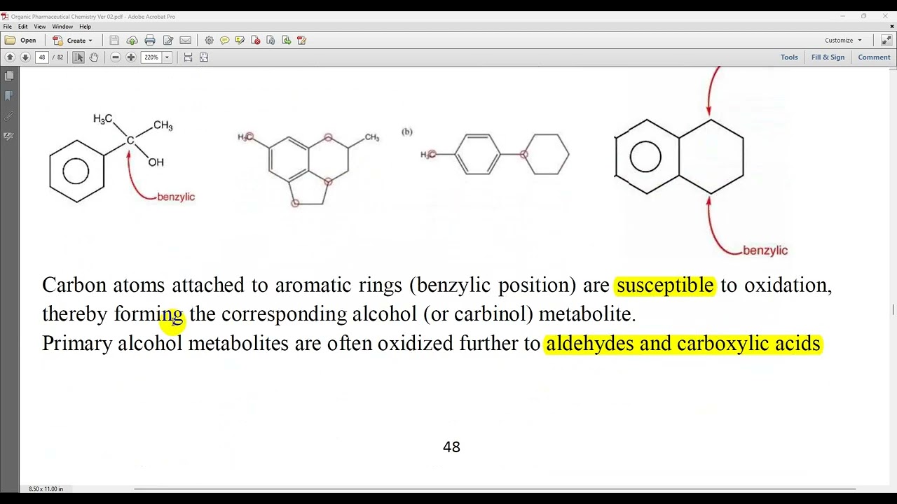 Oxidation of Olefin, Benzyl Carbon, Allylic Carbon,α to Carbonyls,