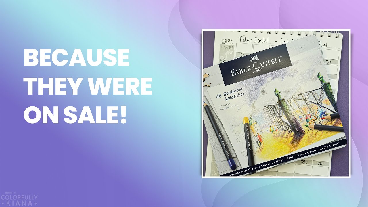 Faber-Castell Goldfaber Pencils | First Time Coloring with Them