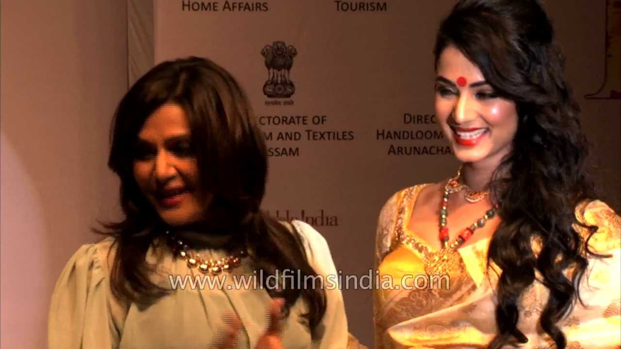 Bollywood actress Sonal Chauhan walks for designer Meghna Raimedhi