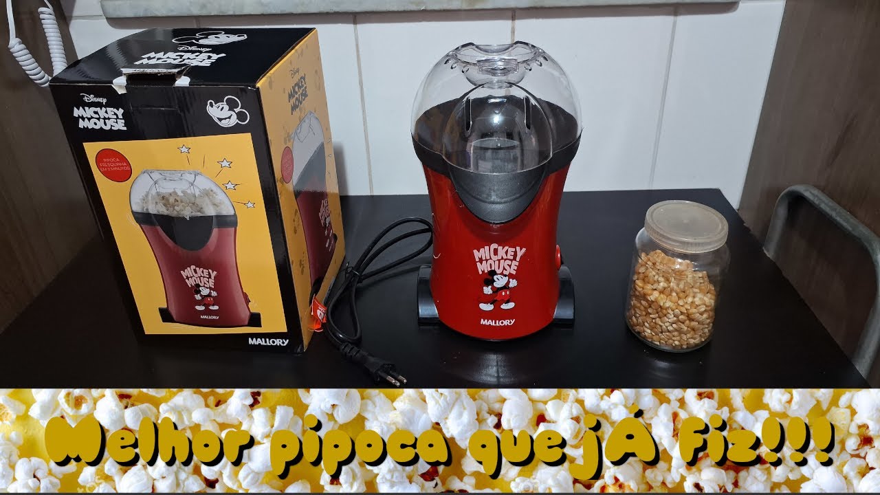 PIPOQUEIRA MALLORY DO MICKEY - MELHOR PIPOCA REALMENTE EM 2 MINUTOS