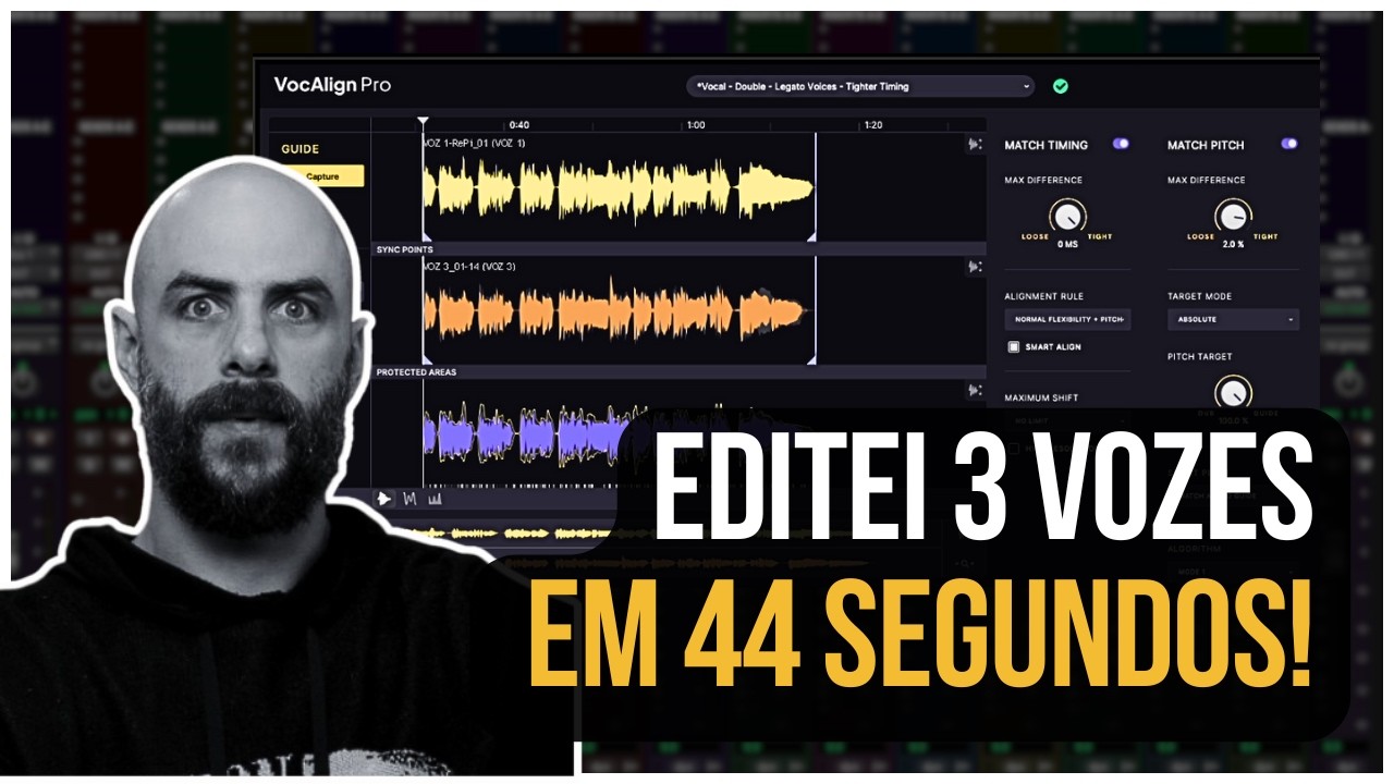 Como editar voz em segundos - Vocalign 6 Pro - Review Completo