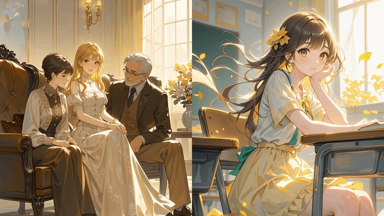 3rd rebirth,I stay away from parents who only fake heiress,focusing on study to get into university.