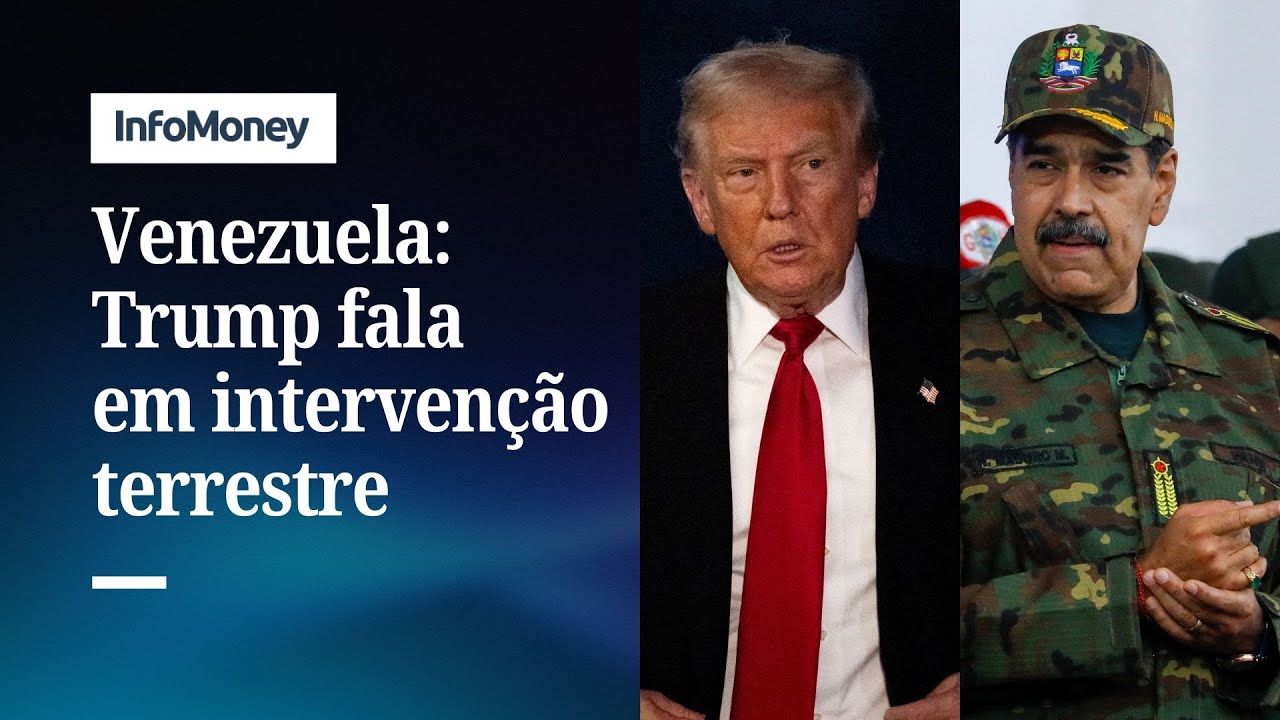 Trump diz que EUA realizar&atilde;o interven&ccedil;&atilde;o militar terrestre na Venezuela | InfoMoney News
