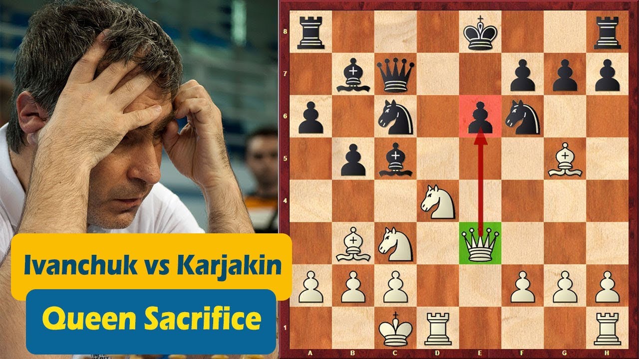 Absolutely Insane Queen Sacrifice By Vassily Ivanchuk