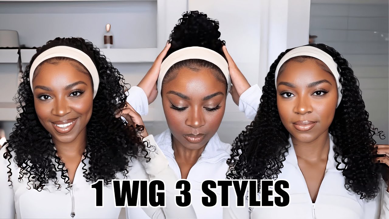 Style One Headband Wig 3 Ways: From Day to Night, Easy & Beautiful!|Myfirstwig