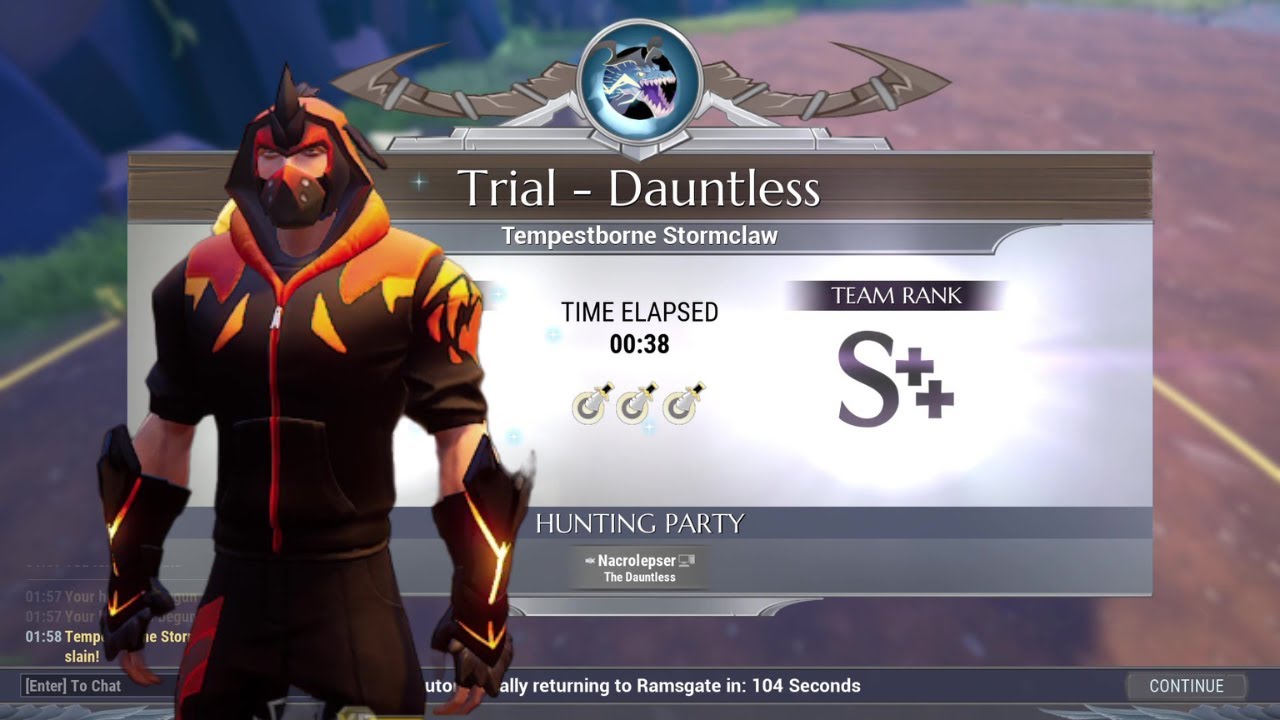 (0:38) CHAIN BLADE TEMPEST SOLO DAUNTLESS TRIALS TEMPESTBORNE STORMCLAW
