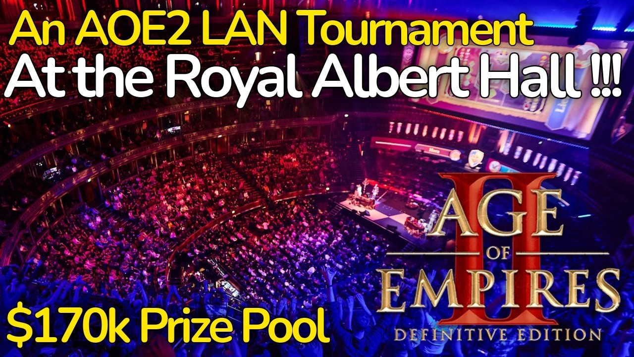 I went to a $170k AOE2 LAN event at the Royal Albert Hall!