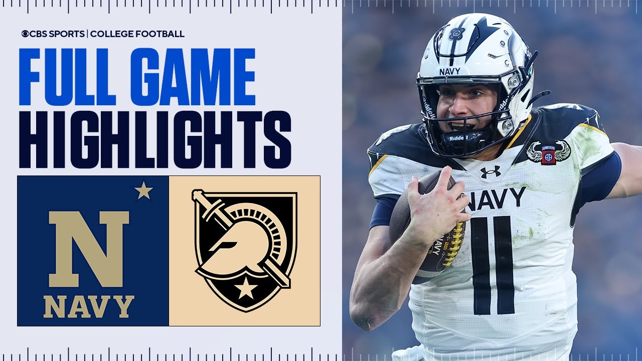 Navy Midshipmen vs. No. 22 Army Black Knights: FULL GAME HIGHLIGHTS