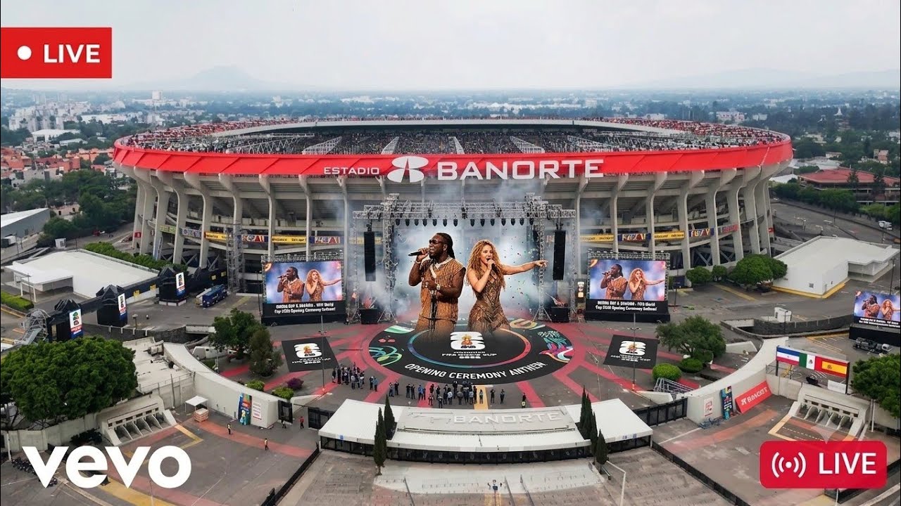 UNITED STATES 2026 🌍⚽ | FIFA World Cup 2026 Opening Ceremony Anthem | Official Shakira and Burna Boy