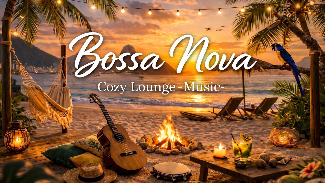 Bossa Nova Jazz Smooth Easy Listening Music for 1.5 hours Beach Vibe 🌊☕🌅