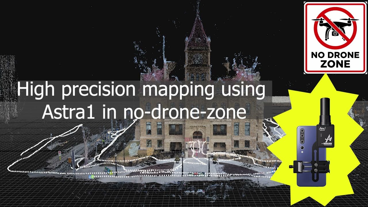 Achieving survey-grade results with Astra1 + a smartphone — even in a no-drone zone