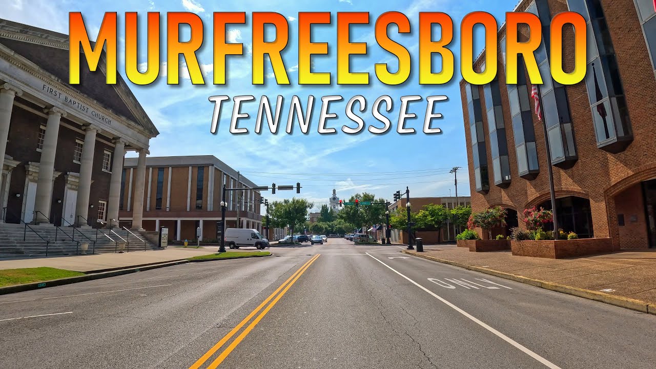 Murfreesboro Tennessee Driving Through