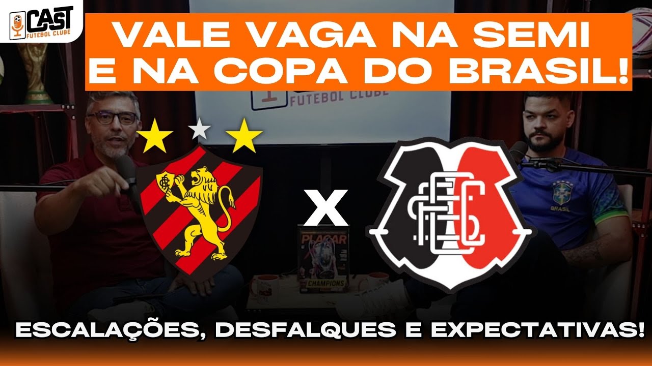 SPORT X SANTA CRUZ DISPUTAM VAGA NA SEMIFINAL DO CAMPEONATO PERNAMBUCANO