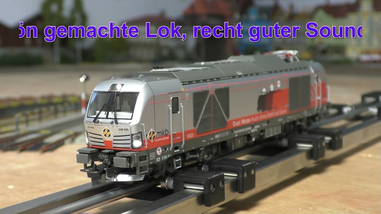 Mittelstadt-TV, Fahrzeugvorstellung Piko BR248 Diesel-Hybriklok Art. 51165 der MKB mit Sound