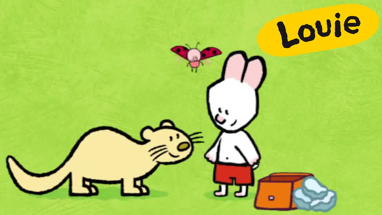 Nutria - Louie dibujame una nutria | Dibujos animados para niños