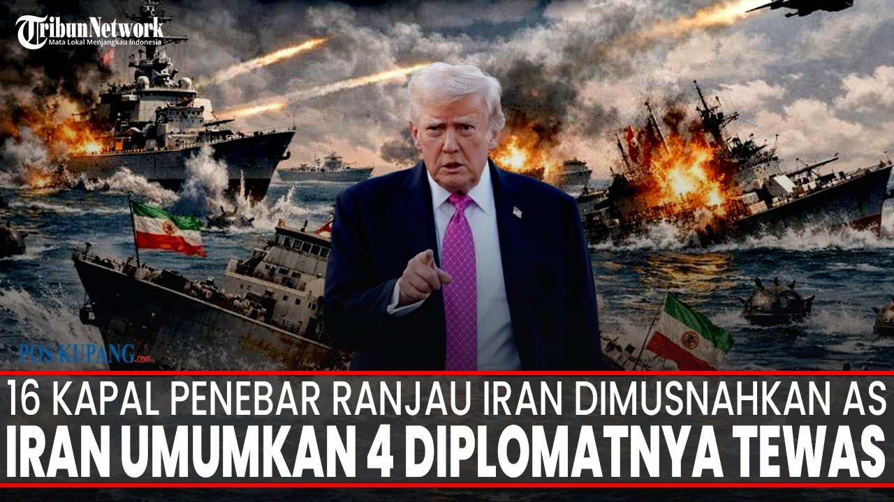 🔴LIVE MANCANEGARA: 16 Kapal Penebar Ranjau Iran Dimusnahkan AS & Iran Umumkan 4 Diplomatnya Tewas