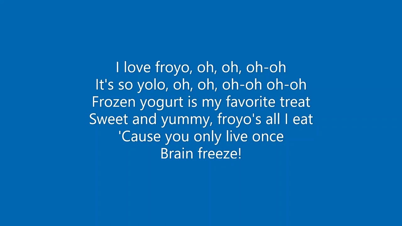 Froyo Yolo Lyric Video