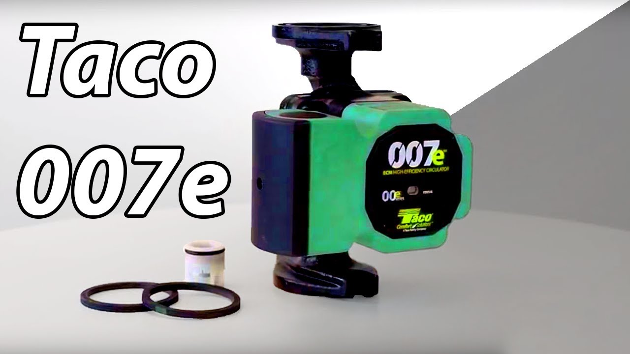 A closer look at the Taco 007e High-Efficiency Circulator Pump