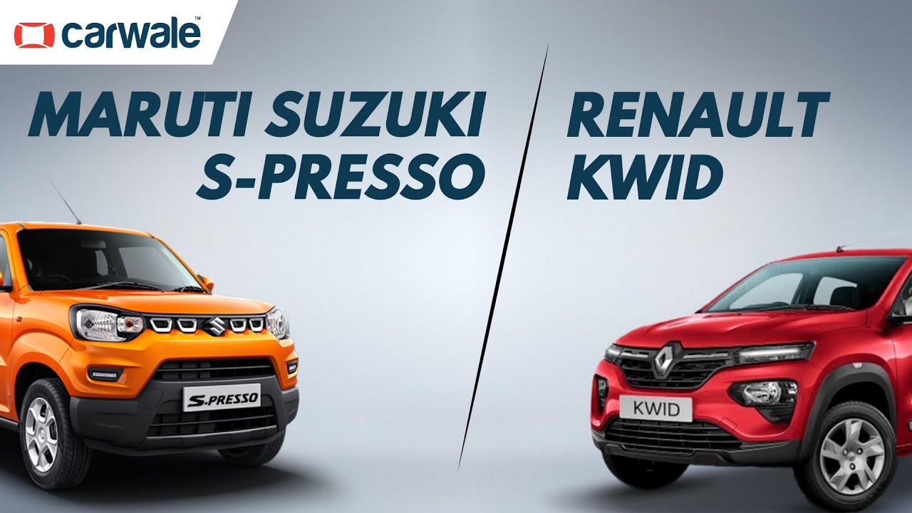 Buyers Guide - Maruti Suzuki S-Presso vs Renault Kwid | Mileage, Features and Price | CarWale