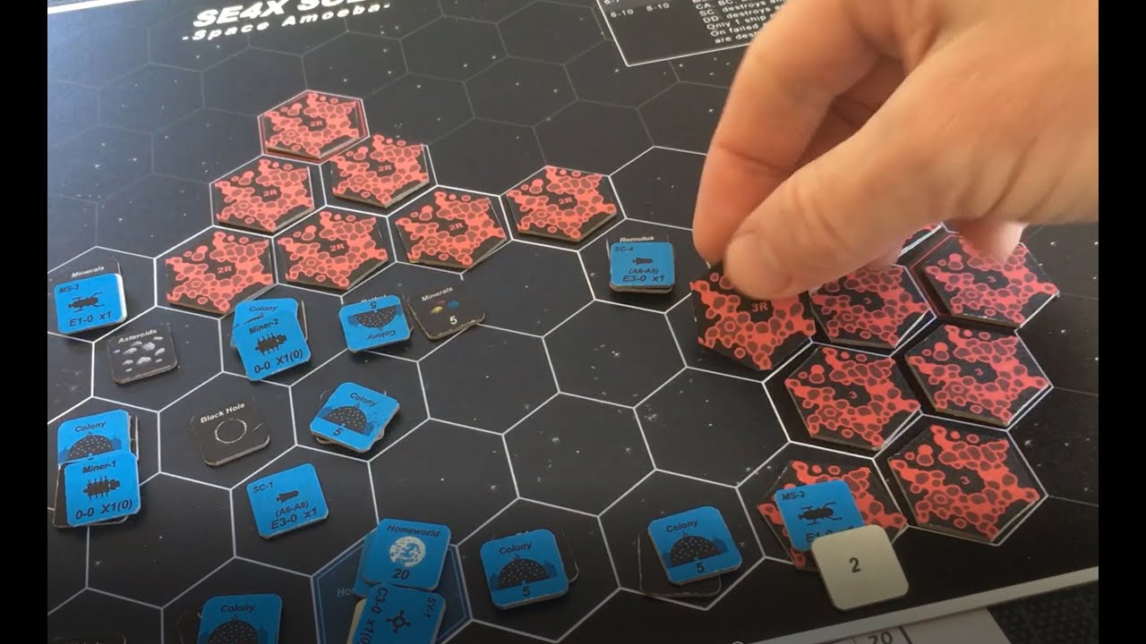 Space Empires 4X - Space Amoeba Solitaire Scenario - Playthrough
