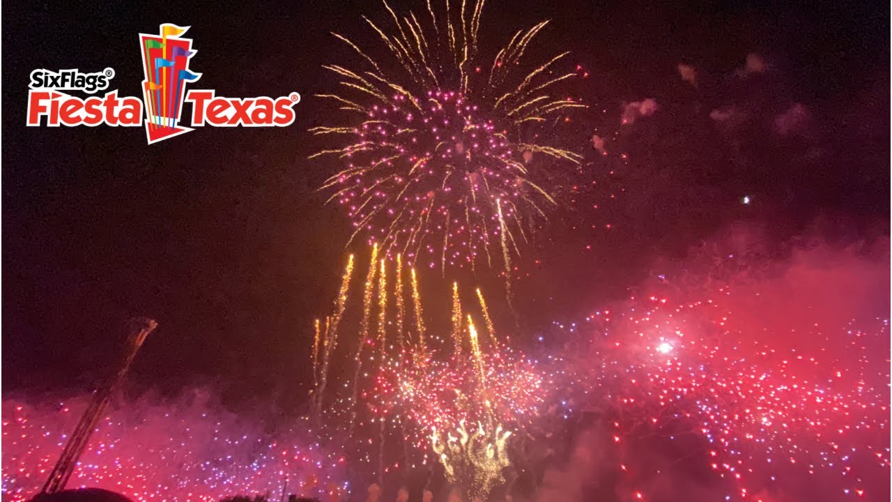 Six Flags Fiesta Texas 2022 Rock The Fourth Fireworks 7/4/2022