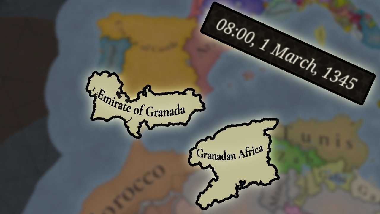 I used DESERT POWER to Defeat CASTILE as GRANADA in Only 8 YEARS in Europa Universalis 5 Patch 1.1.9